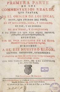 Comentarios Reales de los Incas